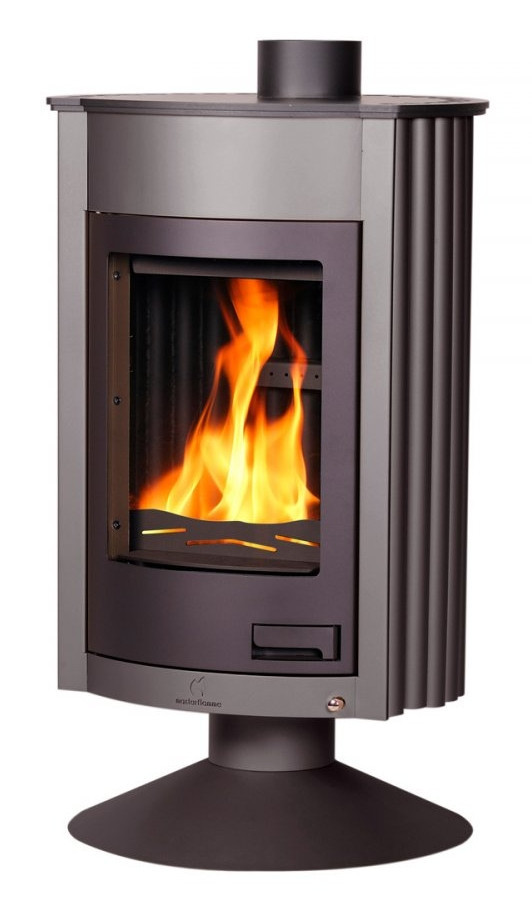 HS FLAMINGO MASTERFLAMME MEDIE II krbová kamna 12kW, šedá HSF41-030 Obrázek - Hlavní obrázek