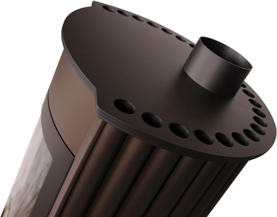 HS FLAMINGO MASTERFLAMME MEDIE II krbová kamna 12kW, sametově hnědá HSF41-018 Obrázek - fotka