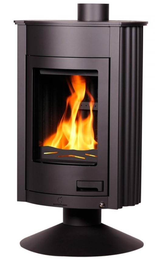 HS FLAMINGO MASTERFLAMME MEDIE II krbová kamna 12kW, černá HSF41-028 Obrázek - Hlavní obrázek