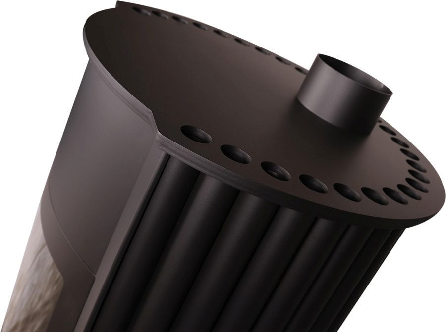 HS FLAMINGO MASTERFLAMME MEDIE II krbová kamna 12kW, černá HSF41-028 Obrázek - fotka