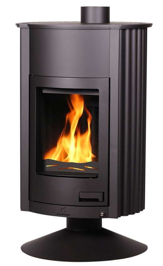 HS FLAMINGO MASTERFLAMME GRANDE II krbová kamna 17kW, černá HSF41-006 Obrázek - Hlavní obrázek