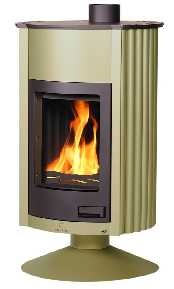 HS FLAMINGO MASTERFLAMME GRANDE II krbová kamna 17kW, olivová HSF41-008 Obrázek - Hlavní obrázek