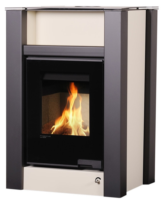 HS FLAMINGO AQUAFLAM VARIO LEND krbová kamna 11kW, manuální regulace, krémová HSF34-101 Obrázek - Hlavní obrázek