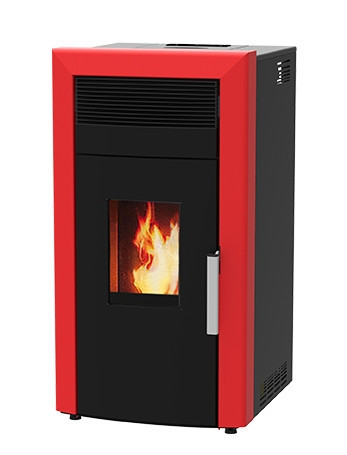 ALFA PLAM COMMO 12 peletová kamna 12 kW, s výměníkem, červená COMO12 Obrázek - Hlavní obrázek