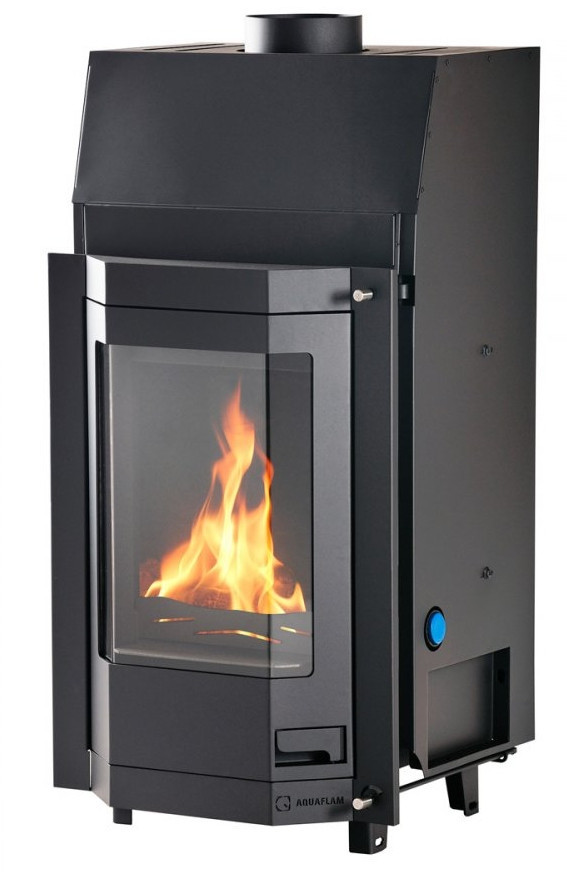 HS FLAMINGO AQUAFLAM PRIZMAT 12 krbová vložka 12kW, s výměníkem, manuální regulace, černá HSF23-050 Obrázek - Hlavní obrázek
