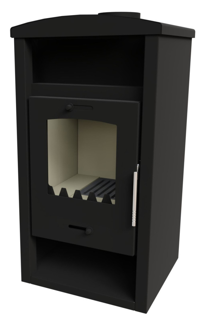 KRETZ NIKA 603 krbová kamna 5-10 kW, černá 2106 Obrázek - fotka