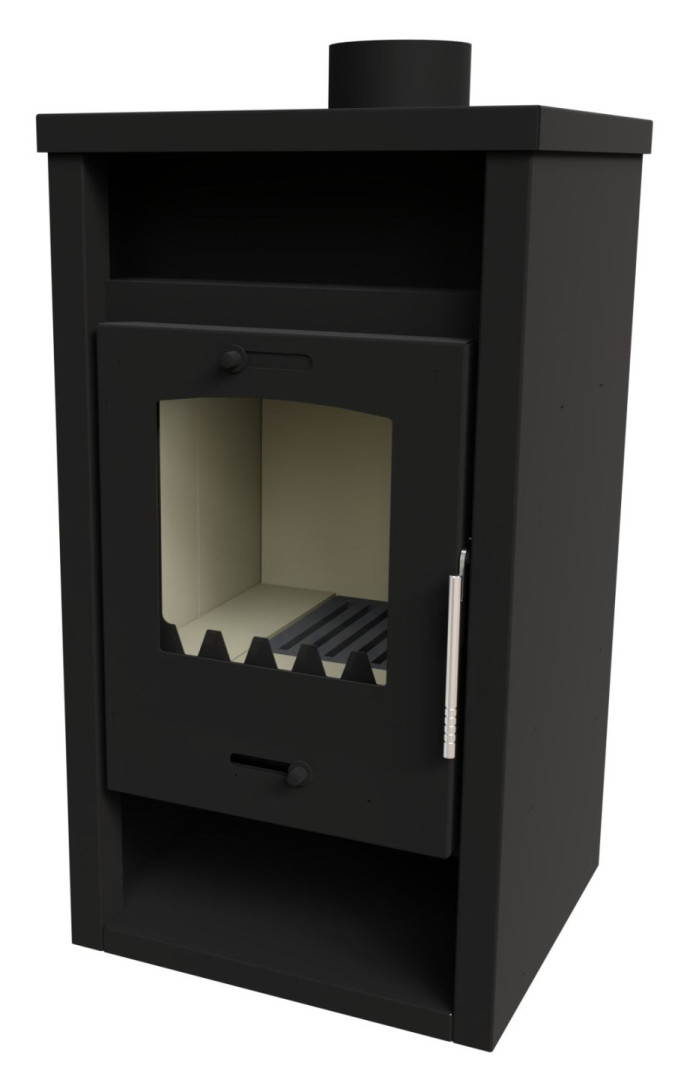KRETZ NIKA 604 krbová kamna 5-10 kW, černá 2109 Obrázek - fotka