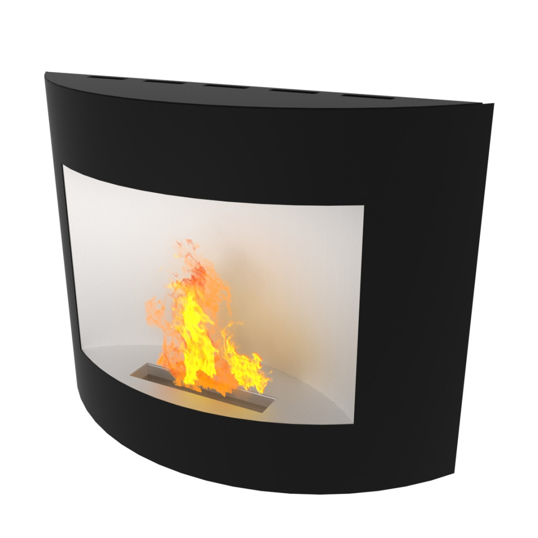 KRETZ DUBAI závěsný krb 2,7 kW, na bioethanol, černá 1234 Obrázek - fotka