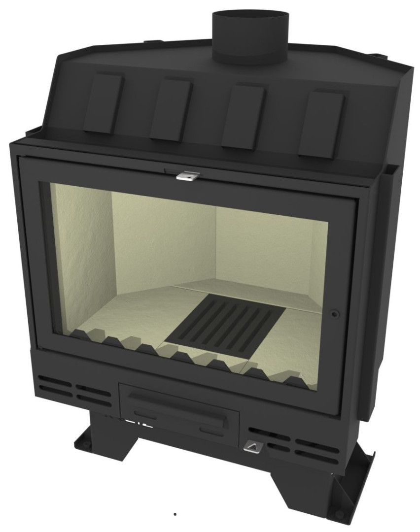 KRETZ A 103 krbová vložka 14 kW, černá 1102 Obrázek - Hlavní obrázek