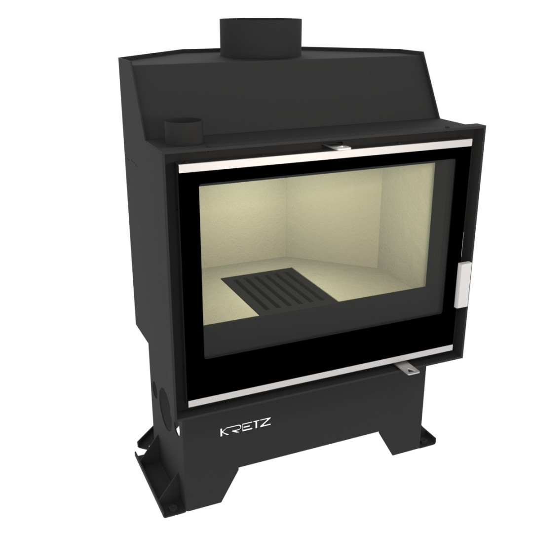 KRETZ Z 103 S krbová vložka 9,5 kW, dvojité sklo, černá 1177 Obrázek - fotka