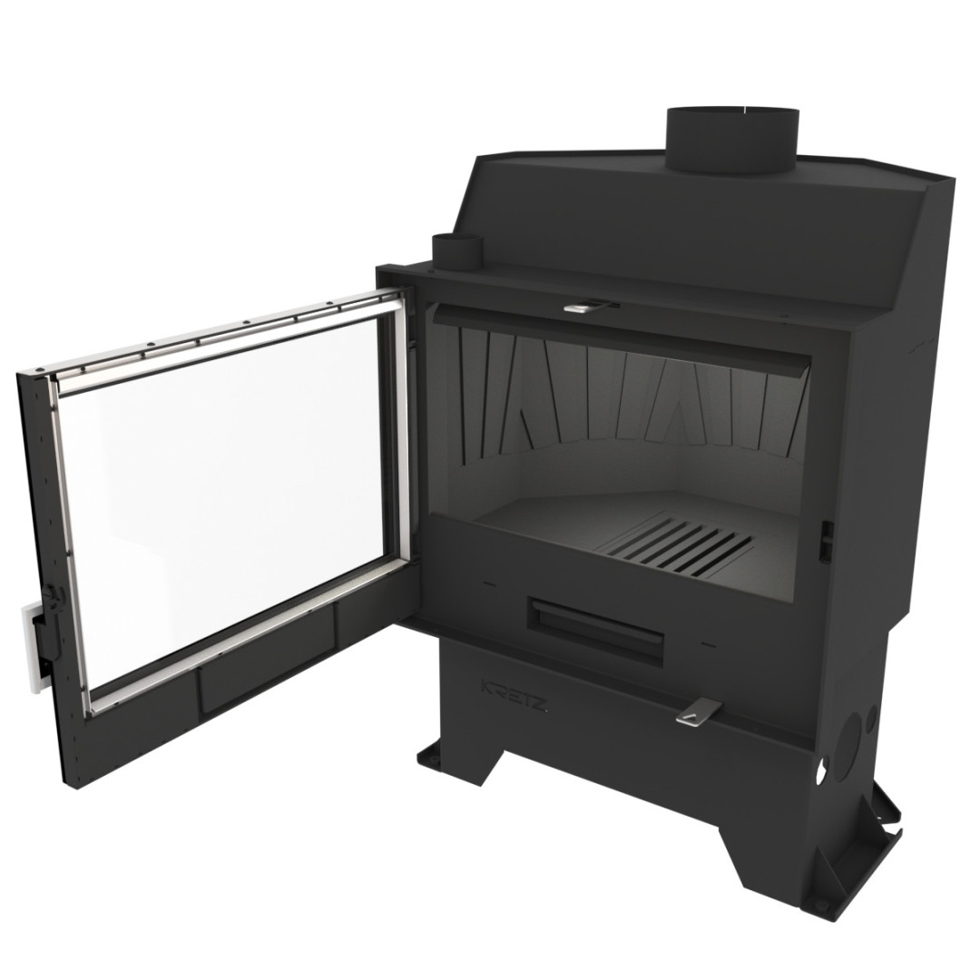 KRETZ Z 303 S krbová vložka 9,5 kW, dvojité sklo, černá 1180 Obrázek - fotka