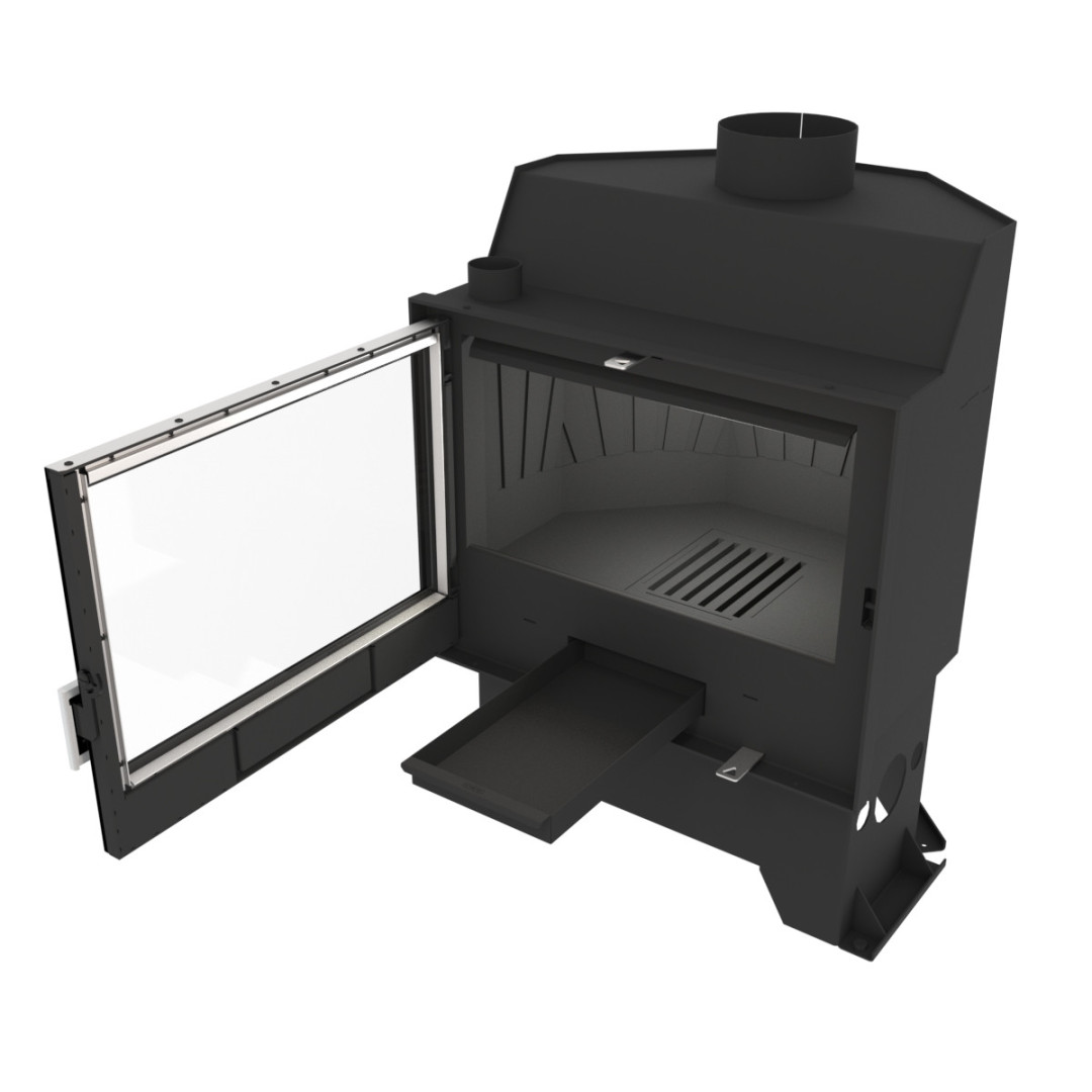 KRETZ Z 303 S krbová vložka 9,5 kW, dvojité sklo, černá 1180 Obrázek - fotka