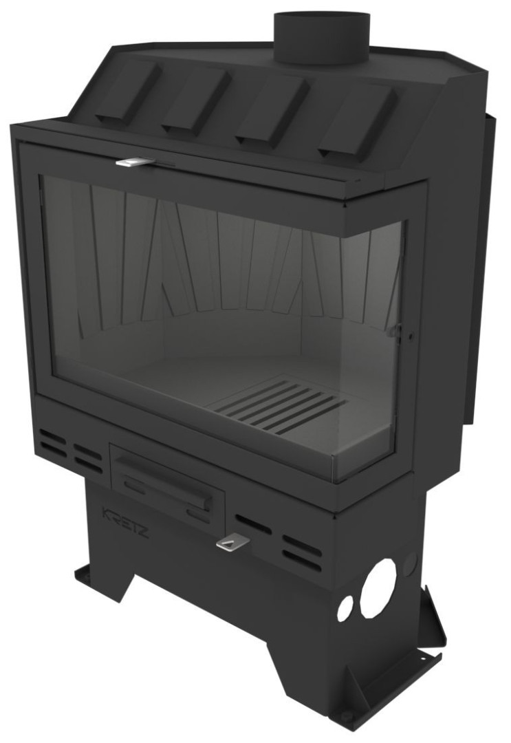 KRETZ A 307 krbová vložka 14 kW, rohová, pravá, černá 1116 Obrázek - fotka