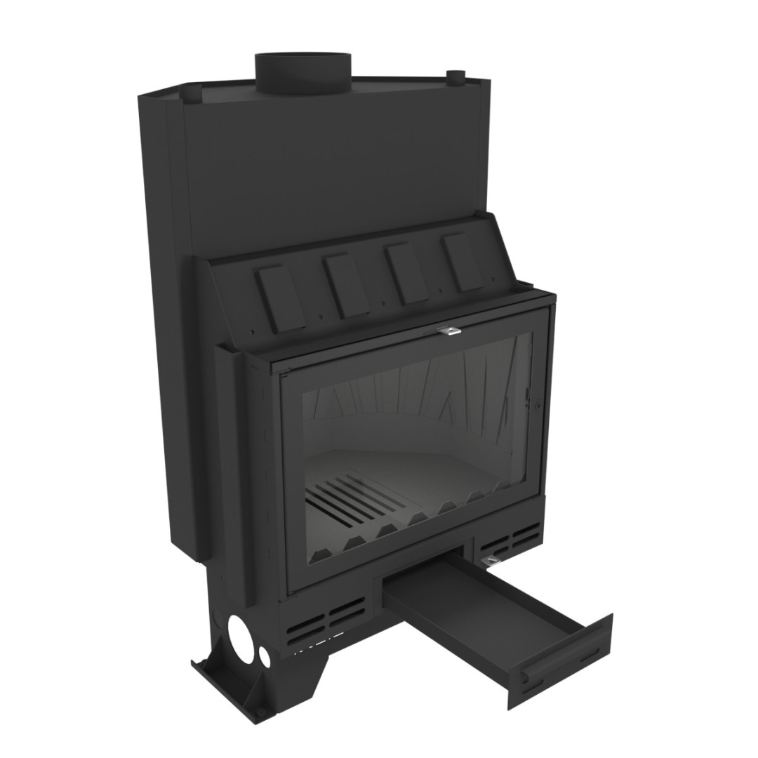 KRETZ A 1303 V krbová vložka 27kW, s výměníkem, černá 1188 Obrázek - fotka