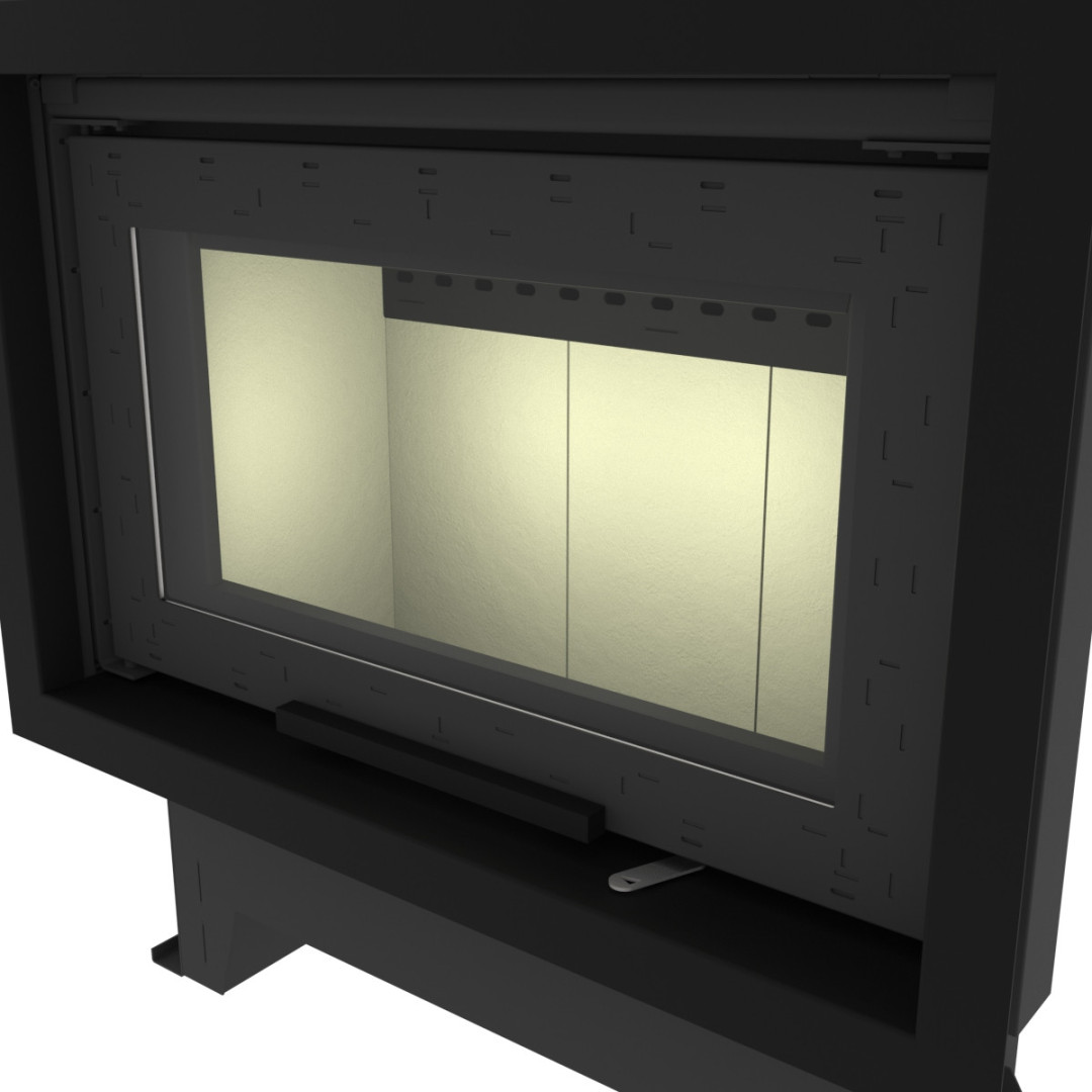 KRETZ B 104 V21 krbová vložka 21kW, s výměníkem, černá 1210 Obrázek - fotka