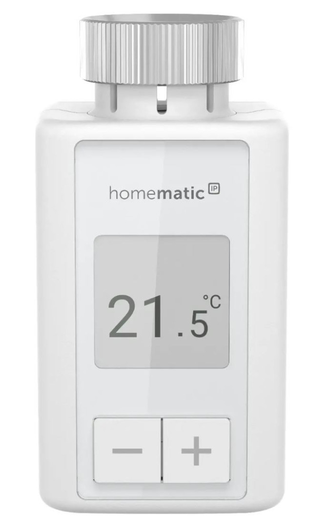 HOMEMATIC IP FLEX termostatická hlavice, bezdrátová, programovatelná, bílá HmIP-eTRV-F Obrázek - fotka