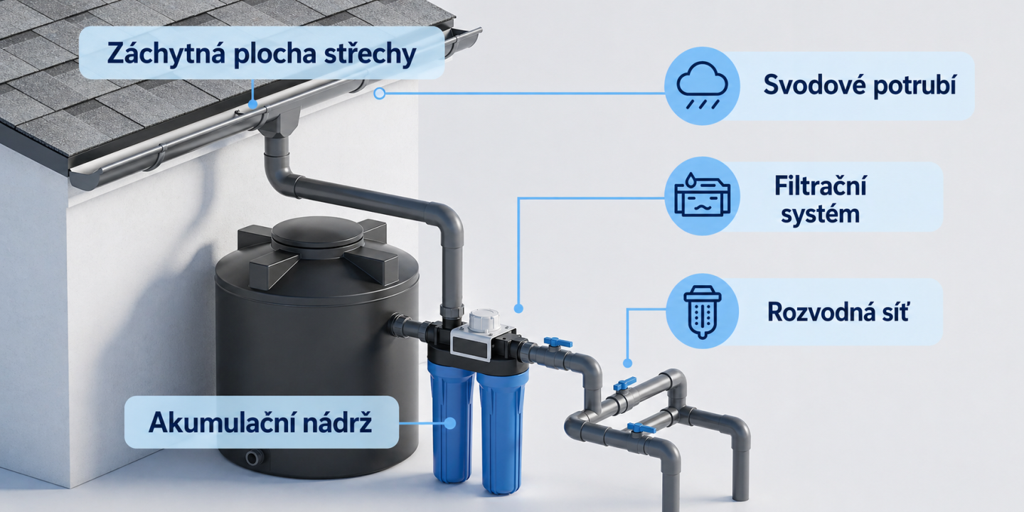 Nádrž na dešťovou vodu + čerpadlo: kompletní řešení