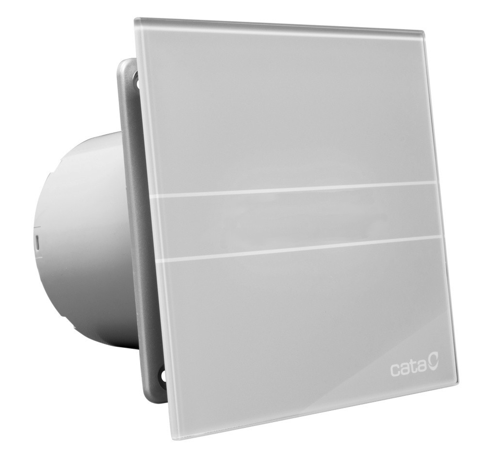 CATA E100 GST axiální ventilátor 100 mm, nástěnný/stropní, s časovačem, stříbrná 00900500 Obrázek - Hlavní obrázek