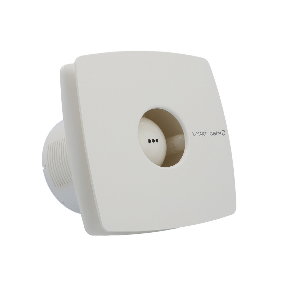 CATA X-MART 10 T axiální ventilátor 100 mm, nástěnný/stropní/do okna, s časovačem a zpětnou klapkou 01011000 Obrázek - Hlavní obrázek