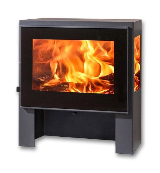 PANADERO IRIS krbová kamna 3,5-7,7 kW, třístranné sklo, černá 18455 Obrázek - Hlavní obrázek