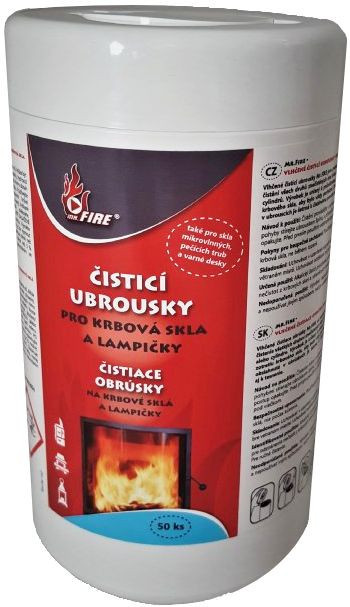 HELFARE čisticí ubrousky 50ks, pro čištění krbových skel 55002 Obrázek - Hlavní obrázek