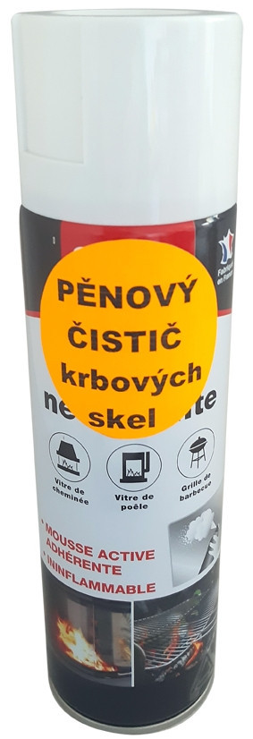 HELFARE pěnový čistič krbových skel a grilů 400ml 60008 Obrázek - Hlavní obrázek