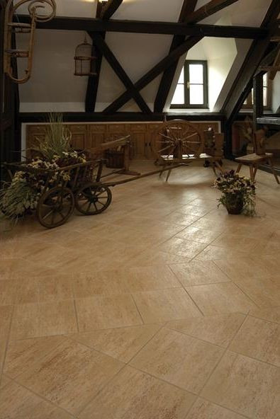 RAKO TRAVERTIN sokl 7,2x30 cm, mat reliéf, hnědá DSAJ8037 Obrázek - fotka
