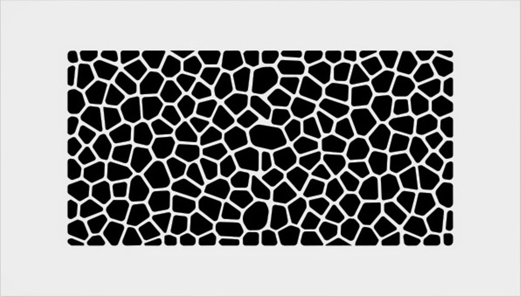 LUFTOMET FLAT designová větrací mřížka 232x132 mm, plast, bílá LF-P-R-VW-PB Obrázek - Hlavní obrázek