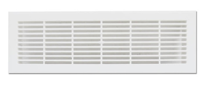 ZEHNDER větrací mřížka 330x110 mm, pevné lamely, plast, bílá 990322001 Obrázek - Hlavní obrázek