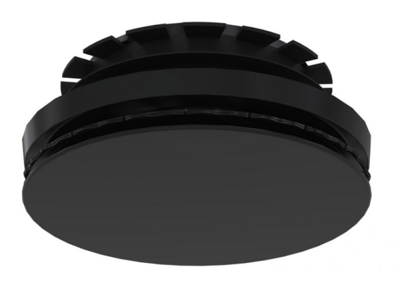 ZEHNDER COMFOVALVE LUNA E125 talířový ventil DN125, pr.170 mm, odvod vzduchu, plast, černá 705613133 Obrázek - fotka
