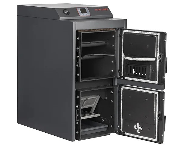 VIAFLAMES E22 ECO 24 kotel na dřevo 25 kW, zplyňovací E220024 starý model Obrázek - fotka