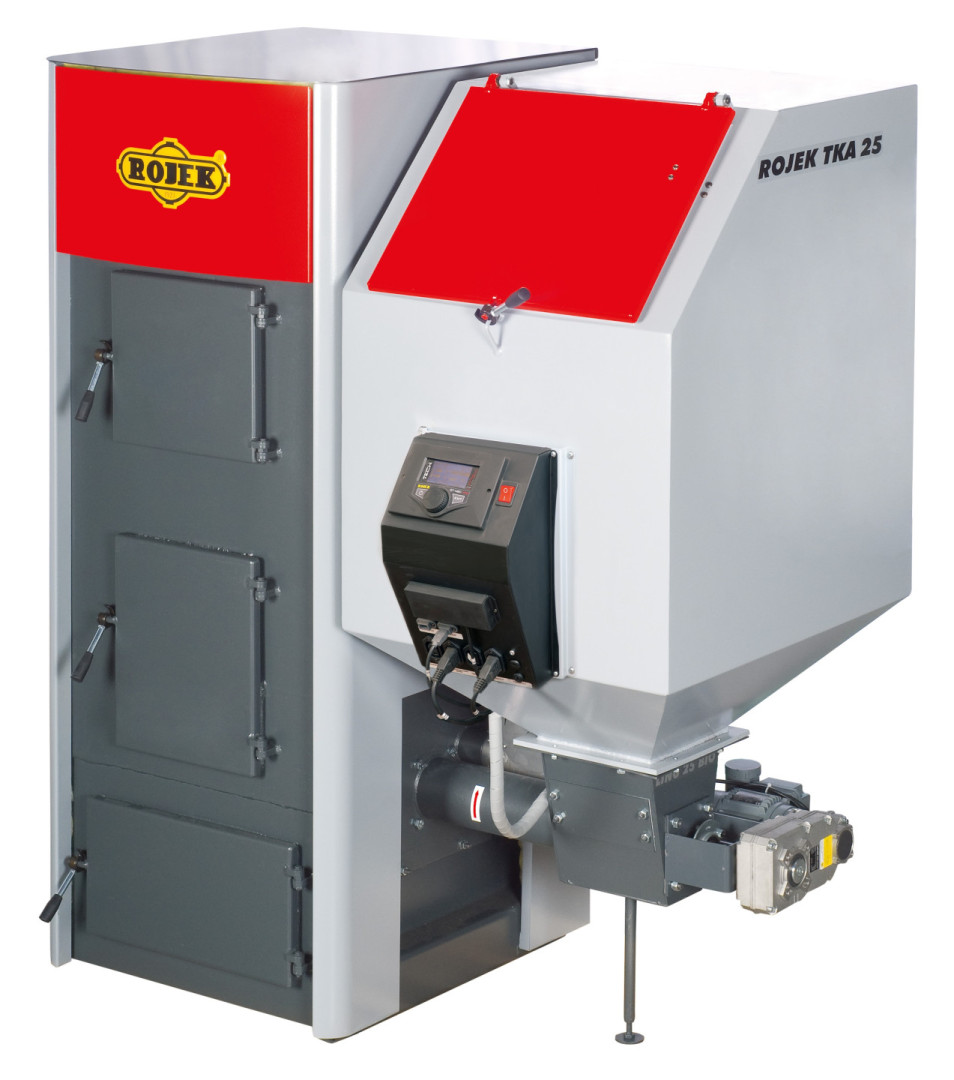 ROJEK TKA 25 kotel na pelety/uhlí 24,4 kW, automatický, levý + regulace ST480 zPID 1029003 L Obrázek - Hlavní obrázek