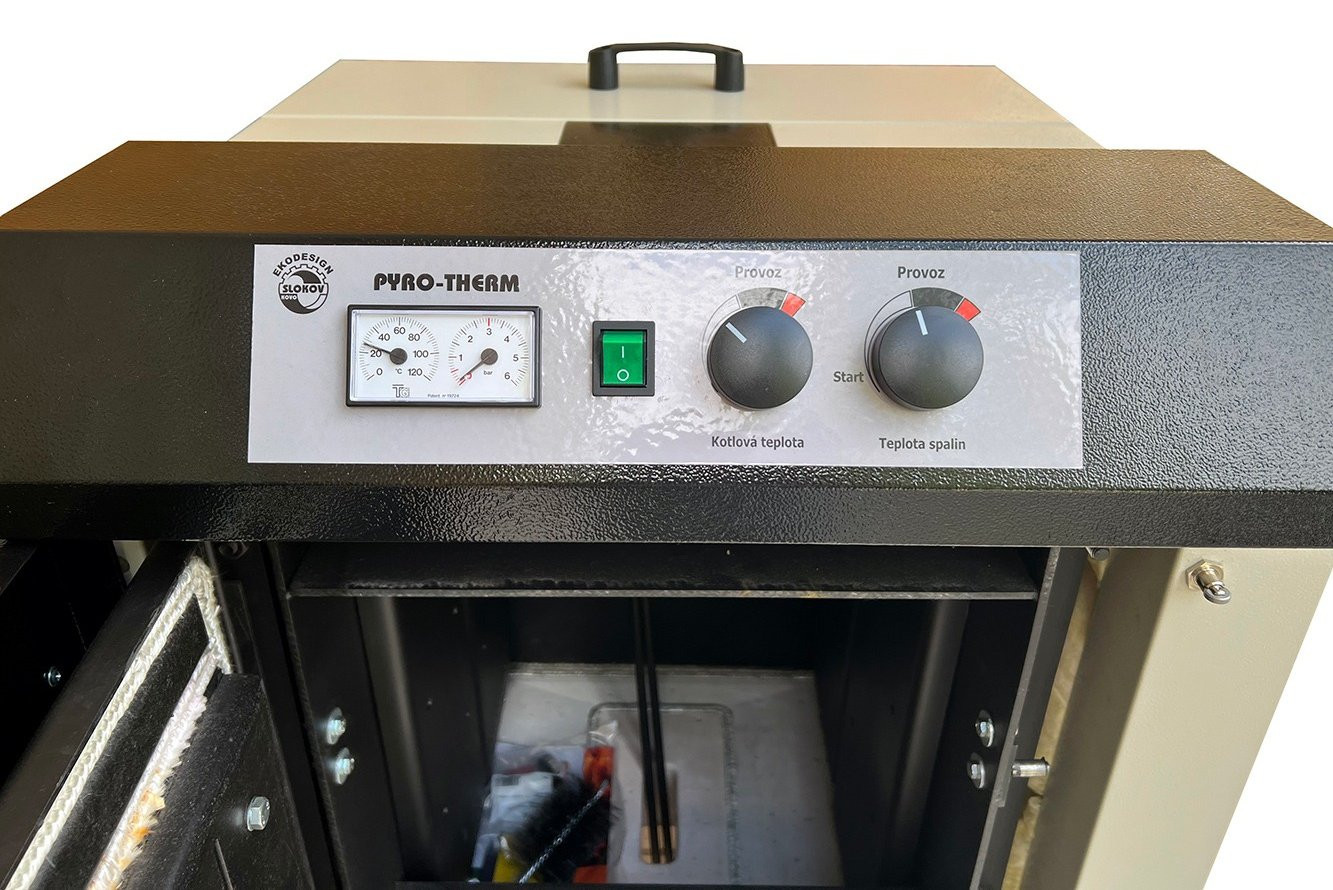 SLOKOV PYRO THERM 20 kotel na dřevo 20 kW, zplyňovací PYRO THERM 20 Obrázek - fotka