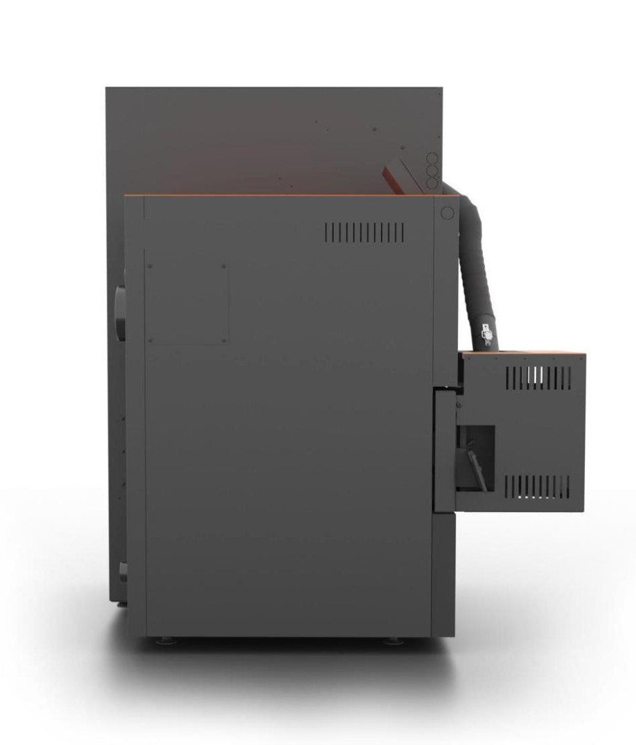 OPOP BIOPEL MINI KOMPAKT SET 21,150/V9 kotel na pelety 21 kW, automatický + násypka 150kg + hořák+ řídící jednotka V9 15021 Obrázek - fotka