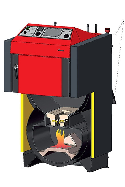 ATMOS DC 32 S kotel na dřevo 35 kW, zplyňovací 0013 Obrázek - fotka