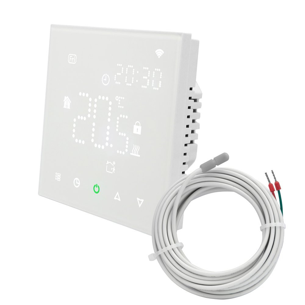 ELEKTROBOCK prostorový termostat, programovatelný, wifi, s teplotním čidlem 3 m, bílá PT741W-EI WIFI Obrázek - Hlavní obrázek