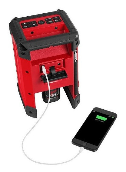 MILWAUKEE M12 RCDAB+-0 rádio nabíječka AM/DAB/FM, 12 V/230 V, USB, bluetooth 4933472114 Obrázek - fotka
