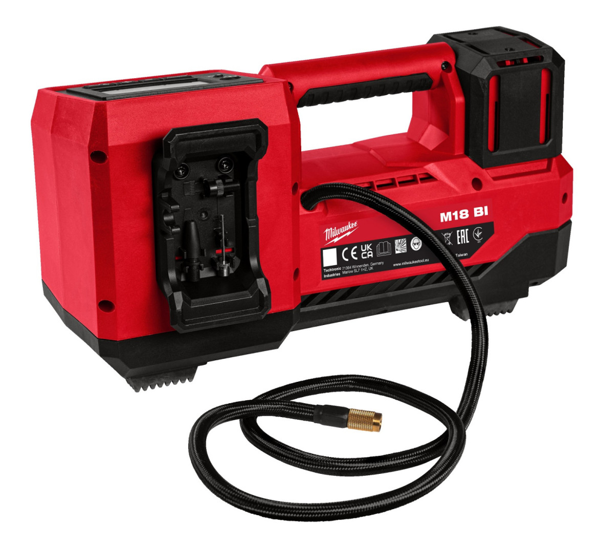 MILWAUKEE M18 BI-0 aku kompresor 40 l/min, 10,3 bar, bez akumulátoru, bez nabíječky 4933478706 Obrázek - fotka