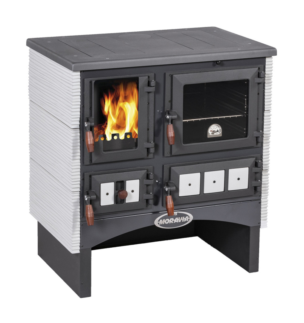 KVS MORAVIA VSP 9180 OFÉLIE sporák na tuhá paliva 6,6 kW, s troubou vpravo, cappuccino VSP-9180.514KK Obrázek - Hlavní obrázek