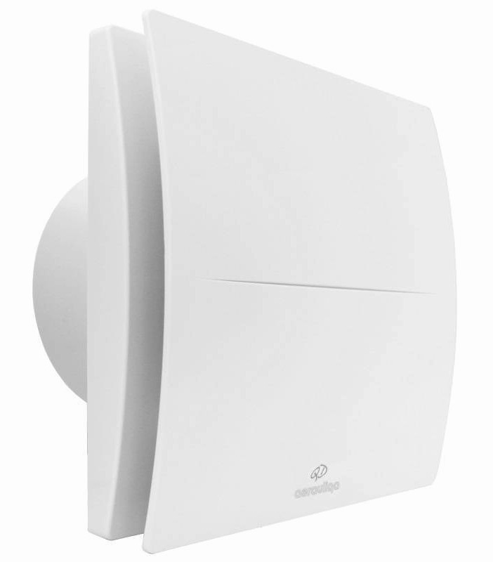 AERAULIQA QD100TBB axiální ventilátor 100 mm, nástěnný/stropní/do okna, s časovačem a zpětnou klapkou PQD0001Q Obrázek - Hlavní obrázek
