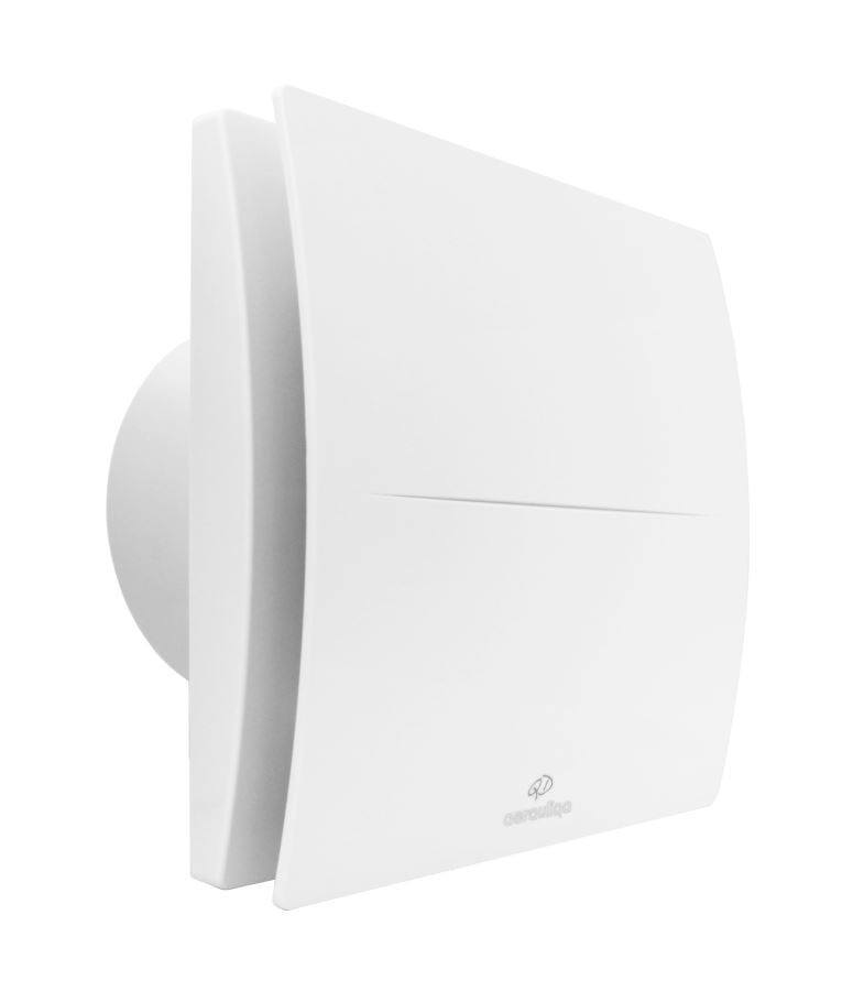 AERAULIQA QD100T axiální ventilátor 100mm, nástěnný/stropní, s časovačem a se zpětnou klapkou 001601 Obrázek - Hlavní obrázek