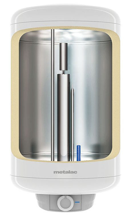 METALAC CERAMIC MB P100 KGI zásobníkový ohřívač 100 l, elektrický, závěsný, nerez 363311 Obrázek - fotka