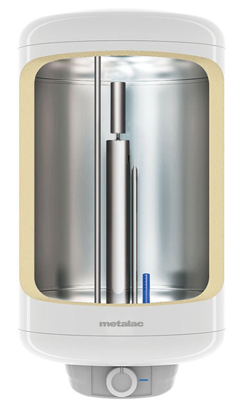 METALAC CERAMIC MB P120 KGI zásobníkový ohřívač 120 l, elektrický, závěsný, nerez 363316 Obrázek - fotka